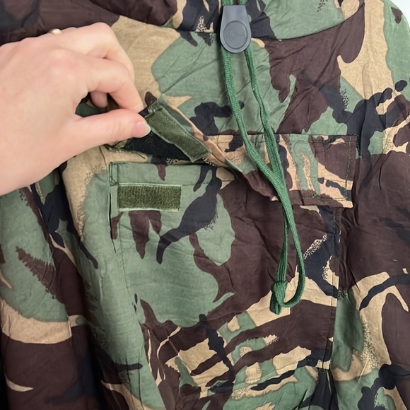 Vintage Army Pullover smock with hood - Picture 3 of 7